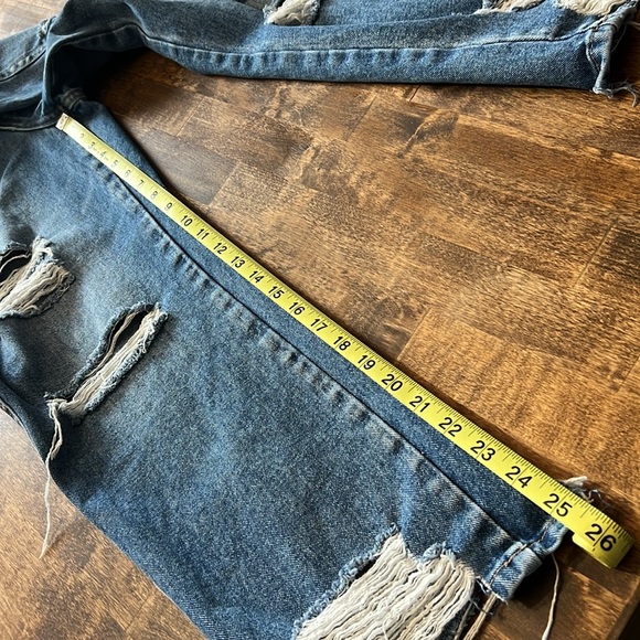 FLYING MONKEY Ultra High Rise Straight Jeans Size 28 - Picture 9 of 9